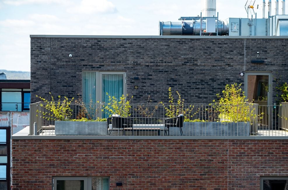 Bespoke Zinc Planters for Housing Developments & Community Gardens at